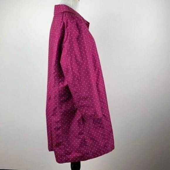 Lands end trench coat XL P 18-20 packable jacket - Picture 8 of 10